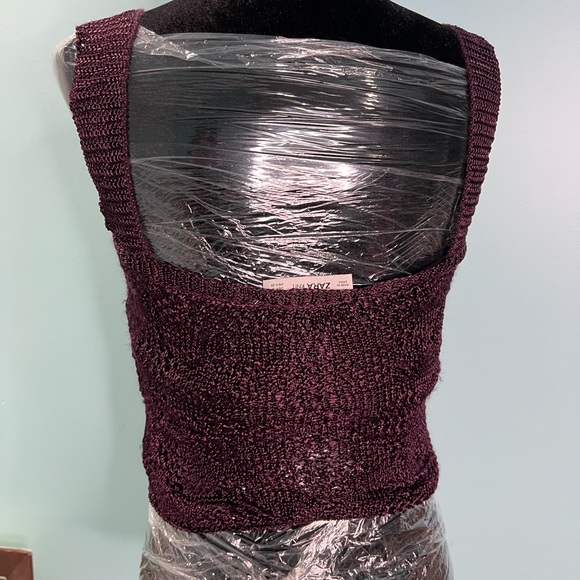 ZARA KNIT TOP - Picture 3 of 4